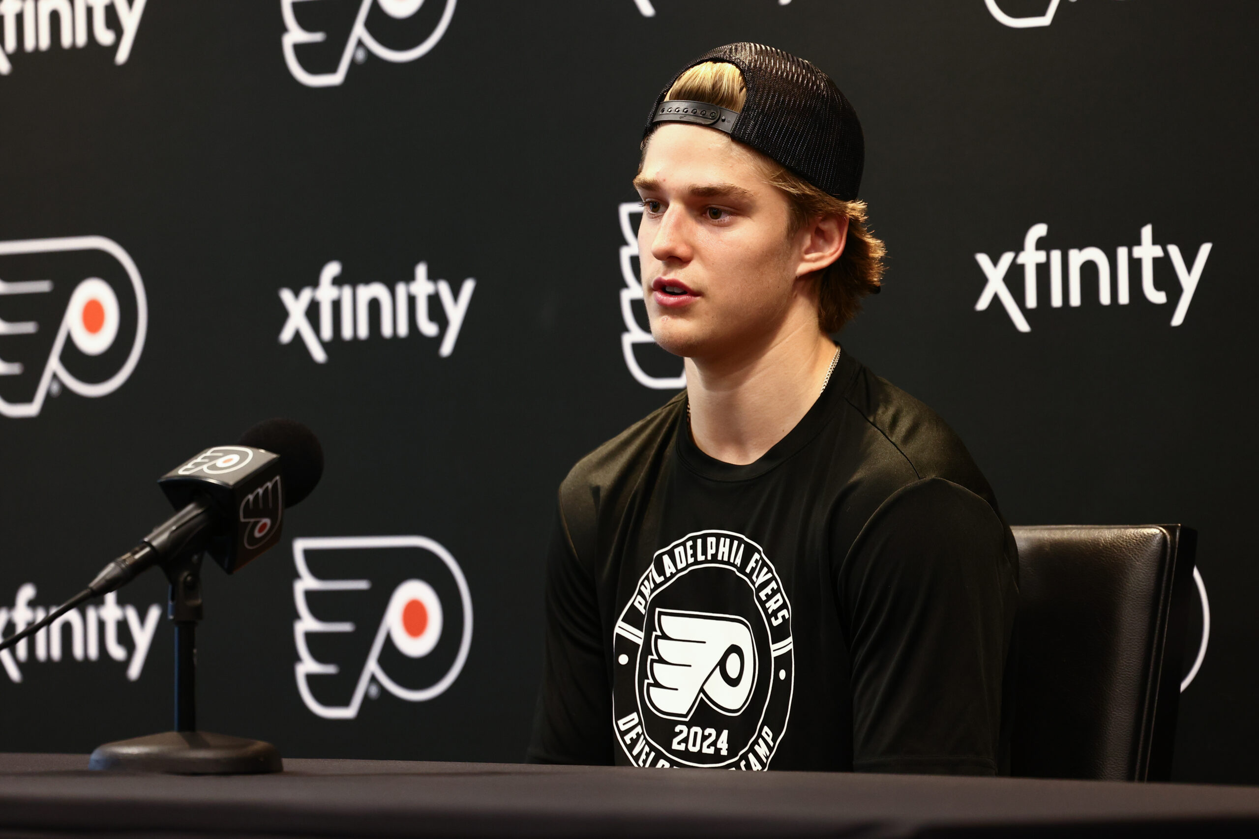 Flyers' Denver Barkey (Heather Barry Images, LLC)