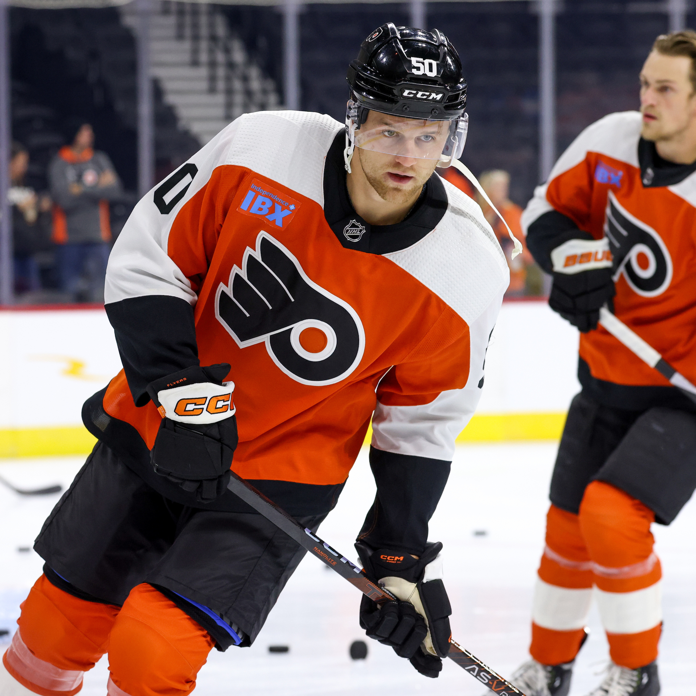 Flyers' Adam Ginning (Heather Cattai/Heather Barry Images, LLC)