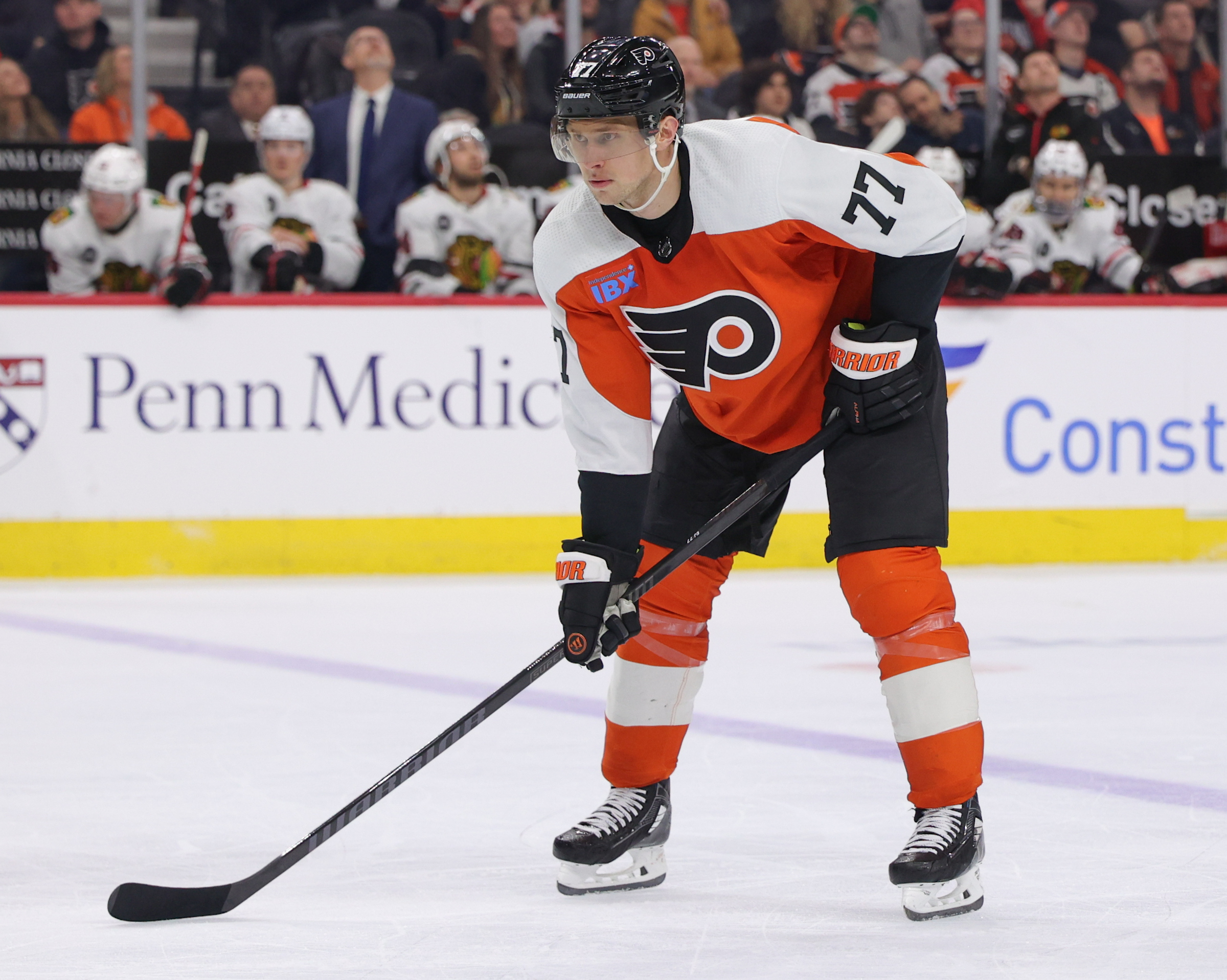 Flyers' Erik Johnson (Heather Cattai/Heather Barry Images, LLC)