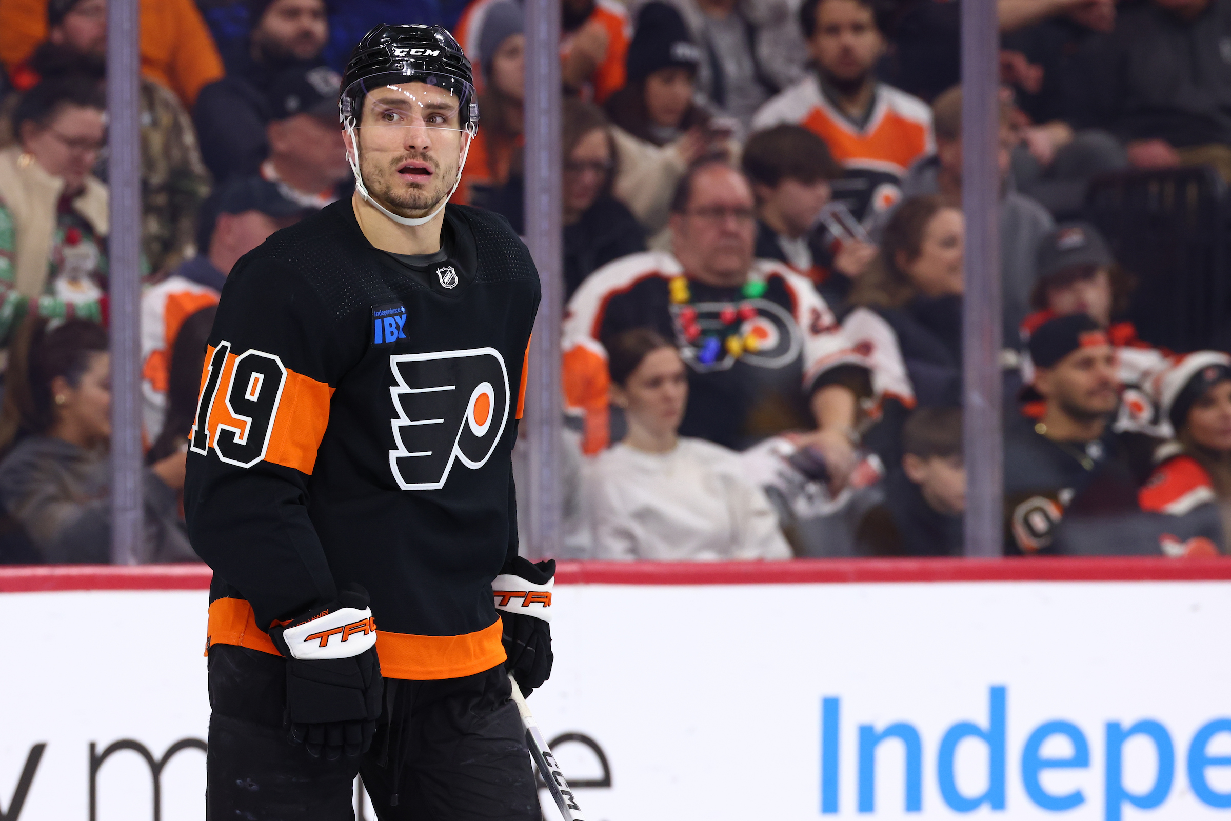 Flyers' Garnet Hathaway (Heather Cattai/Heather Barry Images, LLC)