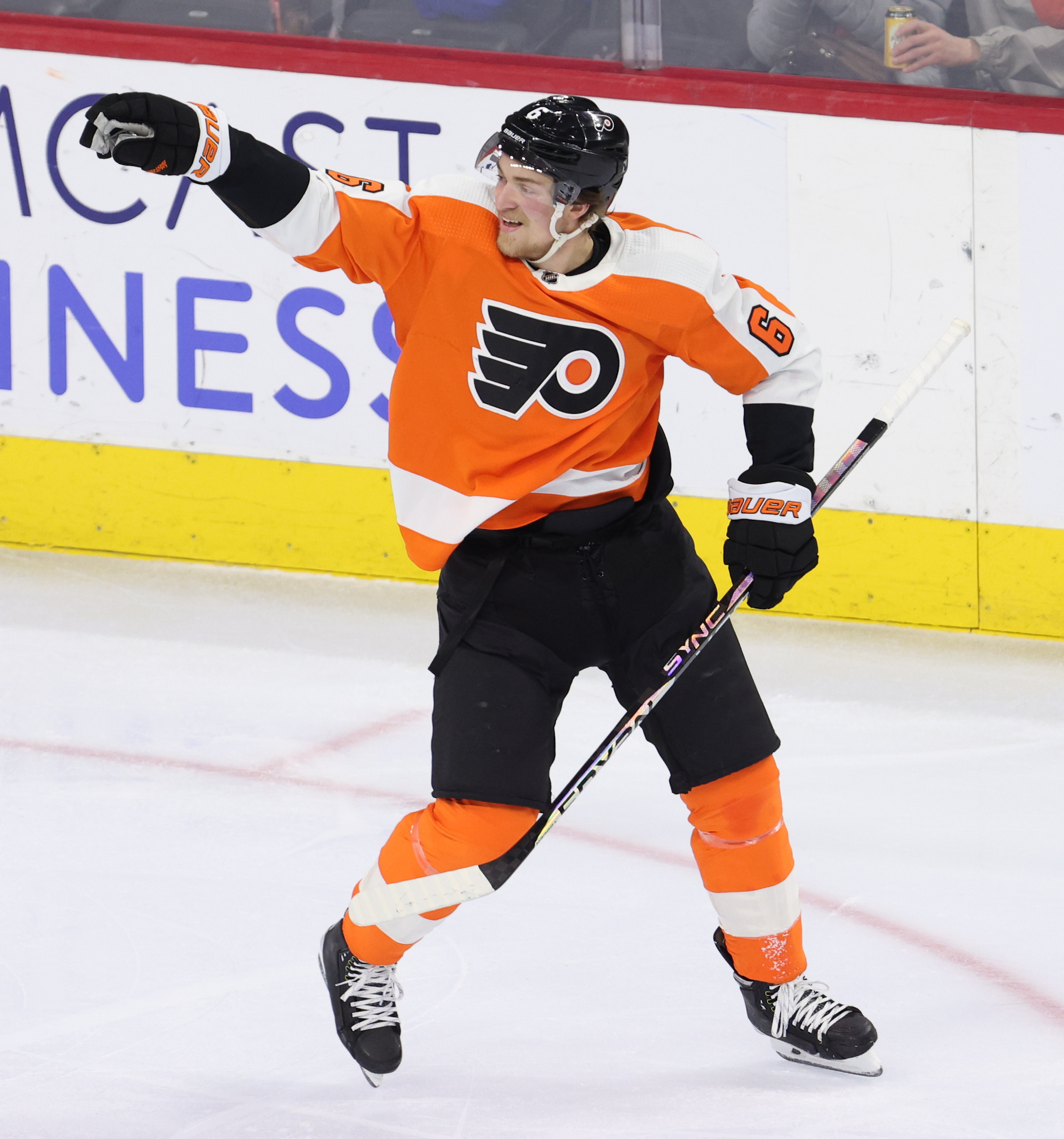 Flyers' Travis Sanheim (Heather Cattai/Heather Barry Images LLC)