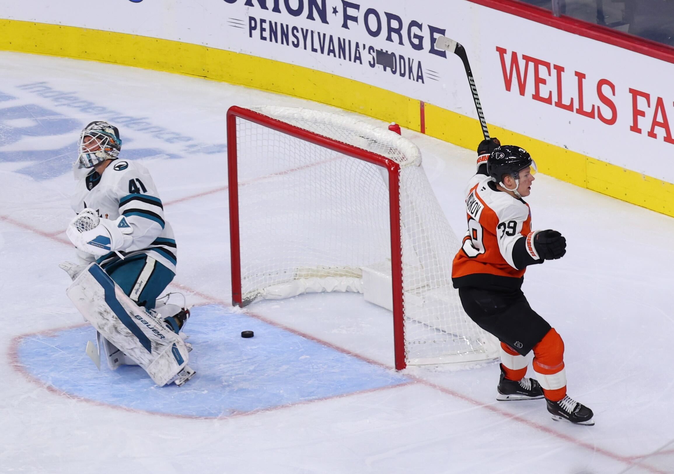 Philadelphia Flyers' Matvei Michkov (Heather Cattai/Heather Barry Images, LLC)