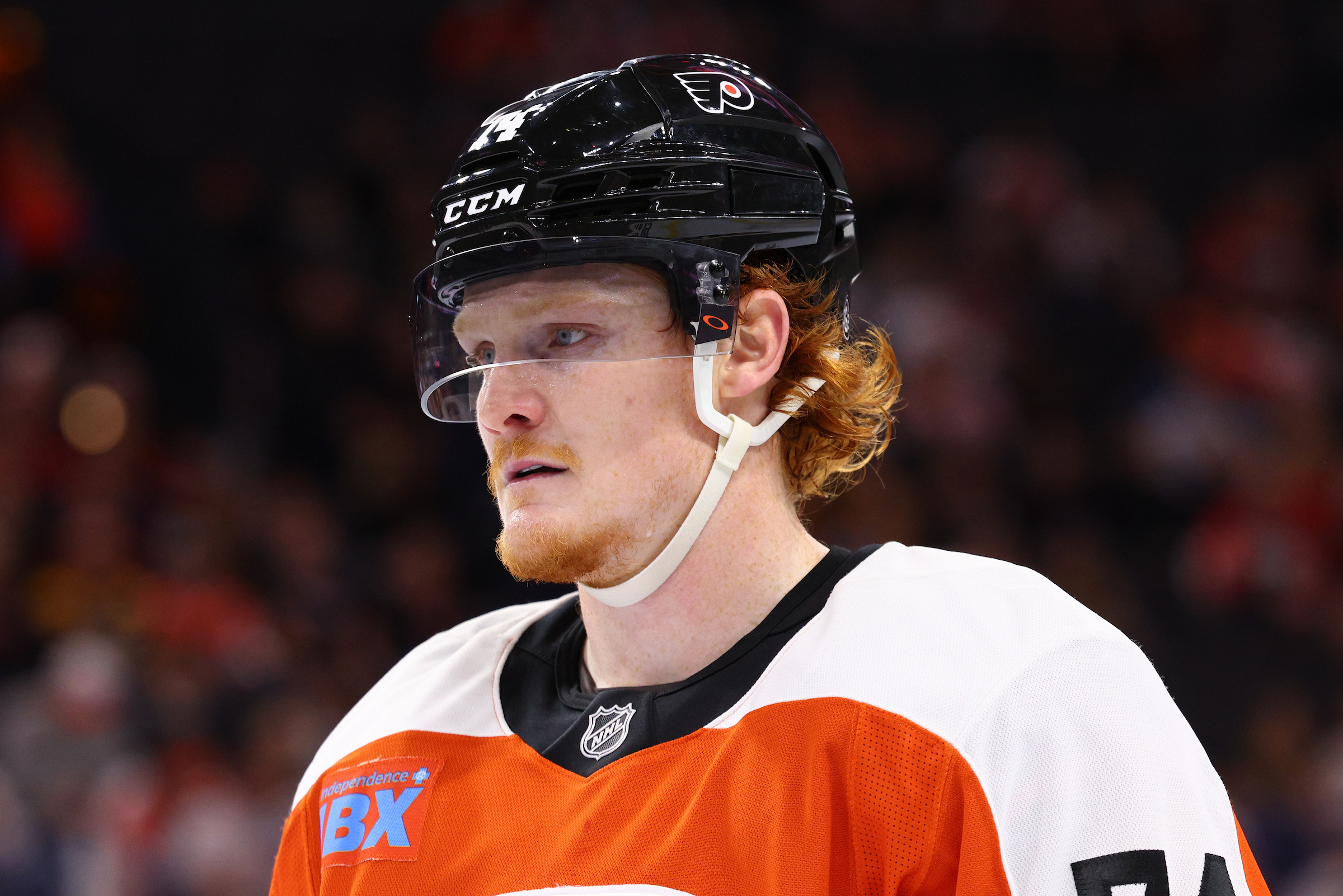 Philadelphia Flyers' Owen Tippett (Heather Cattai/Heather Barry Images, LLC)