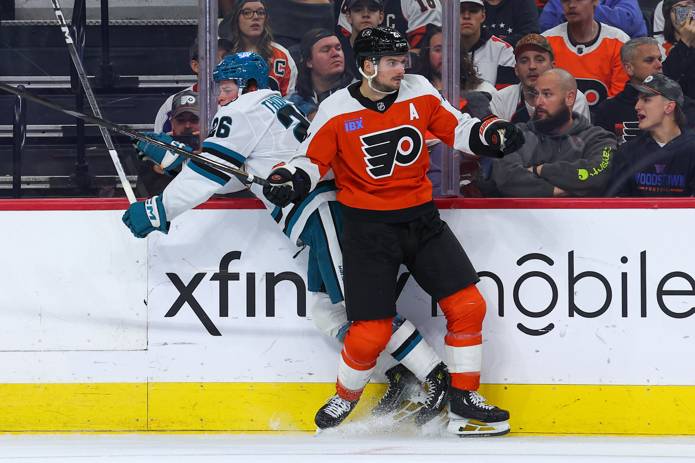 Philadelphia Flyers' Scott Laughton (Heather Cattai/Heather Barry Images, LLC)