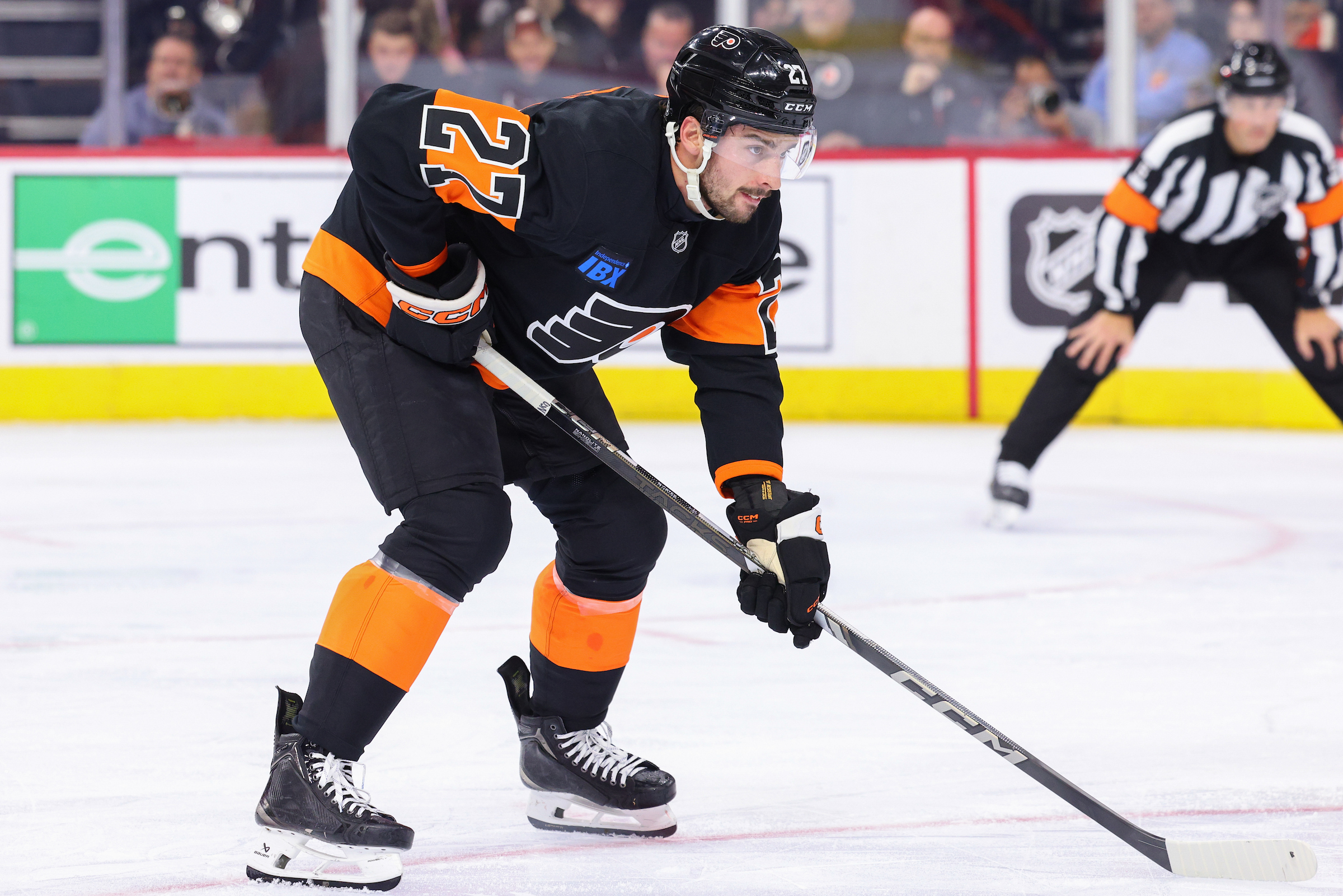 Philadelphia Flyers' Noah Cates (Heather Cattai/Heather Barry Images, LLC)