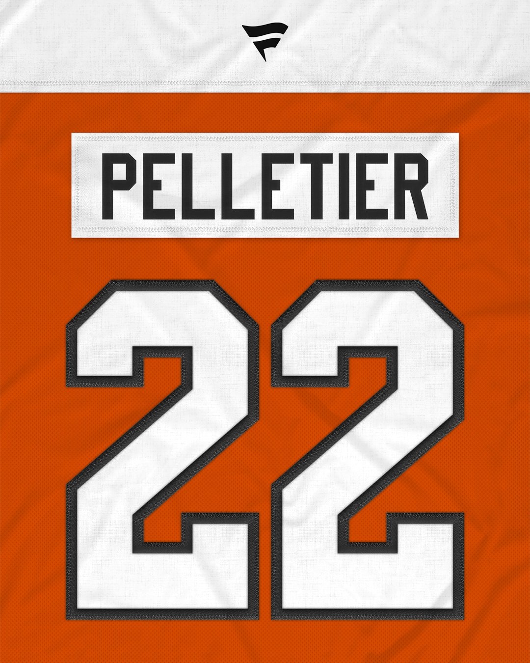 Philadelphia Flyers' Jakob Pelletier jersey number. (Philadelphia Flyers/X)